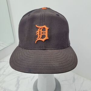 1991 New Era 59 MLB Detroit Tigers With Signature 100% Wool Size: 7 3/8
